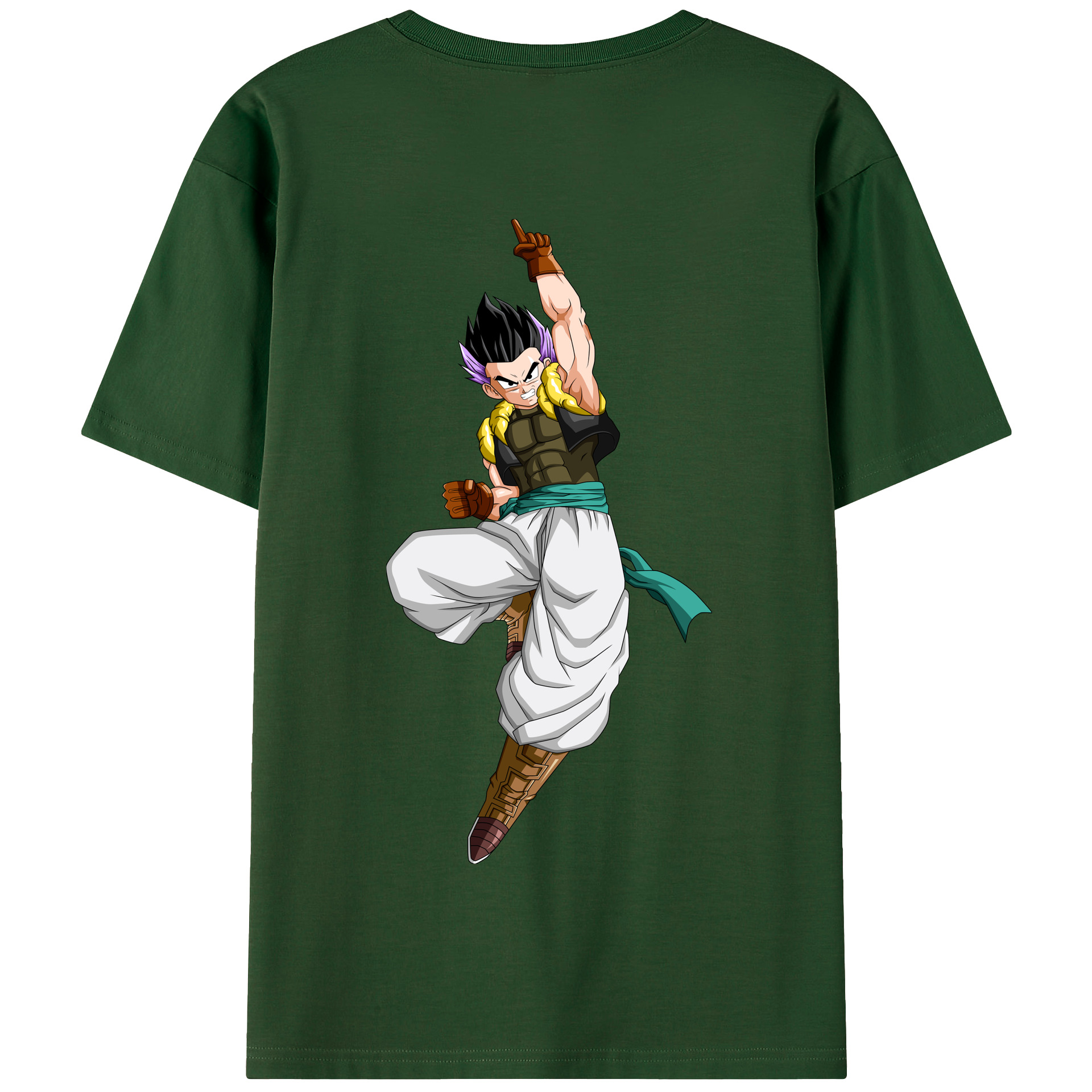 （画像用） ドラゴンボール 孫 悟飯（そんごはん）DRAGON BALL Son Gohan 綿100％半袖Tシャツ（背面プリント）